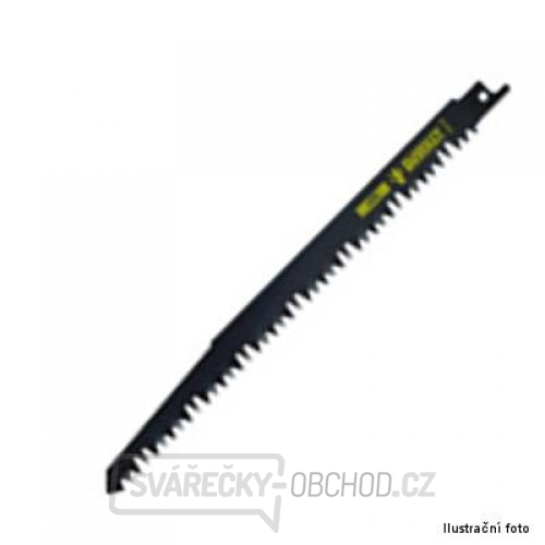 Pilový plátek na dřevo (polena a řezivo) rychlé a obloukové řezy pro mečové pily 305mm 5ks DeWALT DT2432