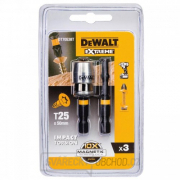 Torsion bity 2xT25 50mm + magnetický držák DeWALT DT70538T Torsion bity 2xT25 50mm + magnetický držák DeWALT DT70538T gallery main image