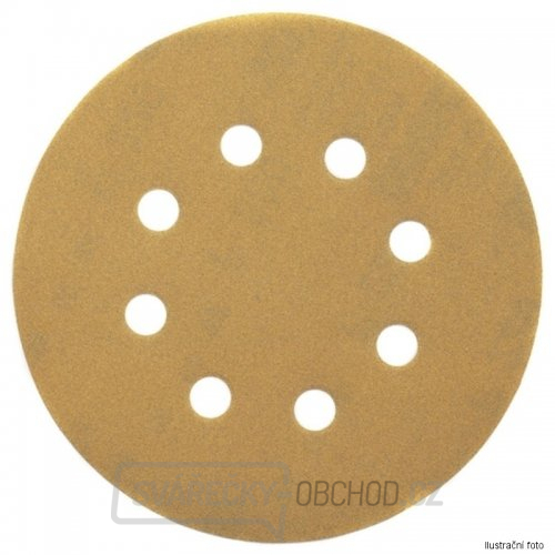 Brusný kotouč suchý zip pro excentrické brusky K40 125mm 25ks DeWALT DT3111