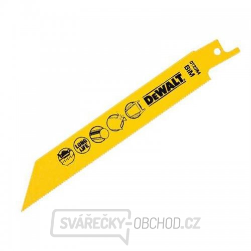 Pilový plátek na kov, plech, trubky a profily do 1,5mm pro mečové pily 152mm 5ks DeWALT DT2384