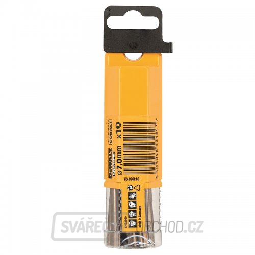 Vrták do kovu HSS-E COBALT 7×109mm (10ks) DeWALT DT4936