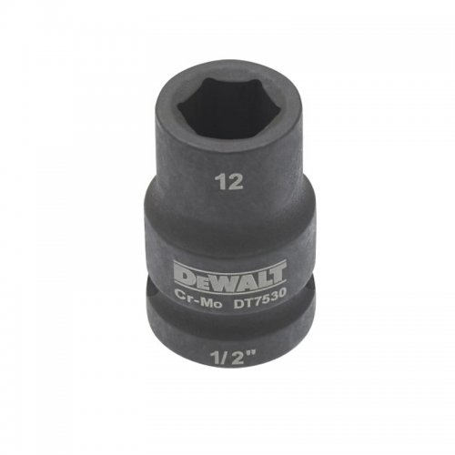Nástrčná hlavice EXTREME IMPACT 1/2“ 17mm, krátká DeWALT DT7535