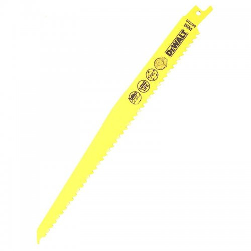 Levně Pilový plátek demoliční na dřevo s hřebíky rychlý řez pro mečové pily 228mm 5ks DeWALT DT2349 DT2349