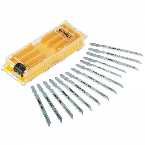 Levně 14-ti dílná sada pilových plátků pro přímočaré pily DeWALT DT2298 DT2298