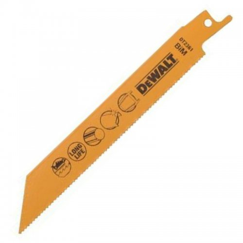 Levně Pilový plátek na kov, plech, trubky a profily 3-8mm pro mečové pily 152mm 5ks DeWALT DT2361 DT2361