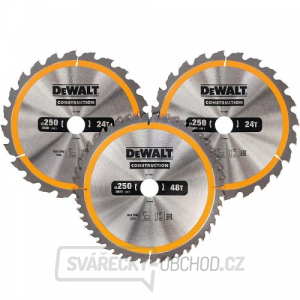 Sada 3ks pilových kotoučů 250x30mm (2xDT1956, 1xDT1957) DeWALT DT1963