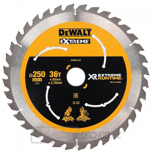 Pilový kotouč 250x30mm 36z DeWALT FLEXVOLT DT99572