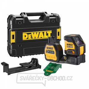 Aku zelený křížový laser 18V/12V bez aku DeWALT DCE088NG18 gallery main image