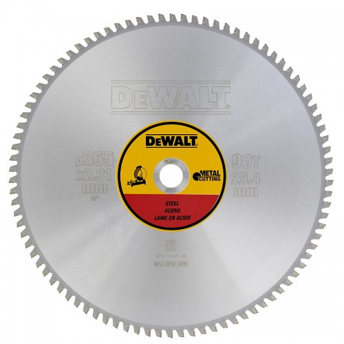 Levně Pilový kotouč pro řezání kovu 355x25,4mm 90z EXTREME DeWALT DT1927 DT1927