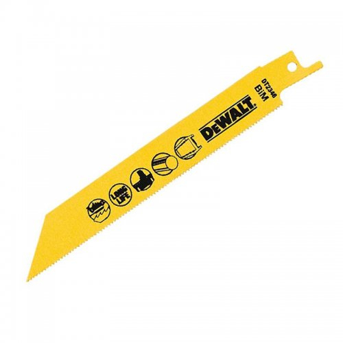 Levně Pilový plátek demoliční na plasty, trubky a vrstvené materiály 3-12mm pro mečové pily 152mm 5ks DeWALT DT2348 DT2348