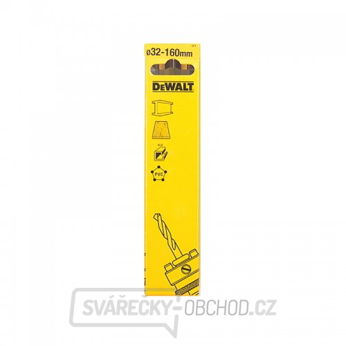 SDS-Plus 32-160mm upínací trn + středový vrták pro bimetalové korunky DeWALT DT8108