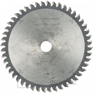 Pilový kotouč Series 40 pro kotoučové pily 165x20mm 48z TCG -5° DeWALT DT4087 Pilový kotouč Series 40 pro kotoučové pily 165x20mm 48z TCG -5° DeWALT DT4087 gallery main image