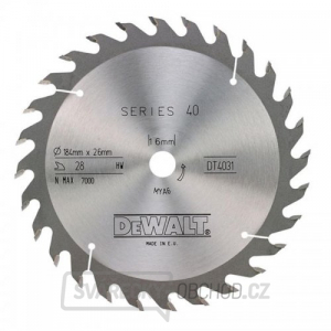 Pilový kotouč 184x16mm 28z ATB 25° DeWALT DT4031