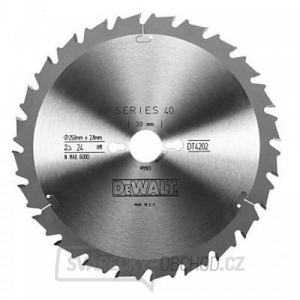 Pilový kotouč 250x30mm 24z FT/DL 10° DeWALT DT4202