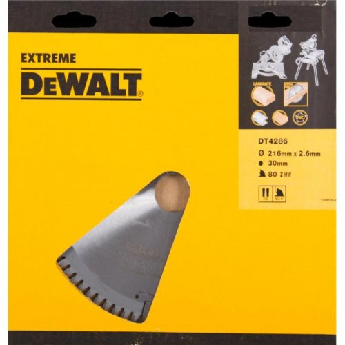 Levně Pilový kotouč Series 40 pro kotoučové pily 216x30mm 80z TCG -5° DeWALT DT4286 DT4286