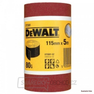 Role brusného papíru 5m x 93mm P 40 DeWALT DT3154