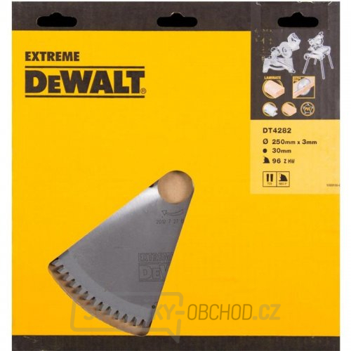 Pilový kotouč 250x30mm 96z TCG -5° DeWALT DT4282