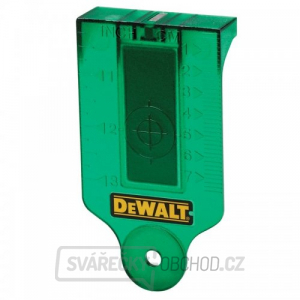 Zaměřovací karta laseru se zeleným paprskem DeWALT DE0730G Zaměřovací karta laseru se zeleným paprskem DeWALT DE0730G