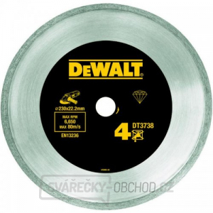Dia kotouč Laser 4 na dlažby a obklady 230x22,2mm DeWALT DT3738 Dia kotouč Laser 4 na dlažby a obklady 230x22,2mm DeWALT DT3738 gallery main image