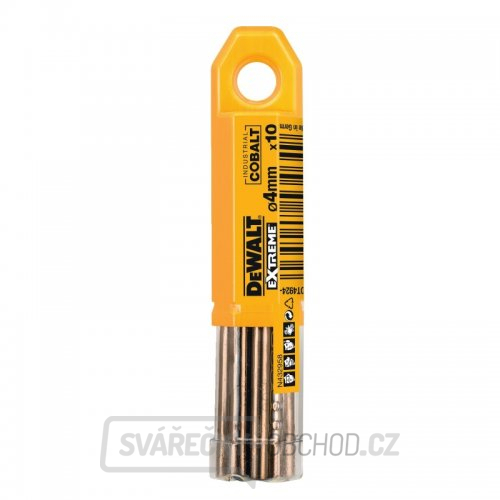 Vrták do kovu HSS-E COBALT 4×75mm (10ks) DeWALT DT4924