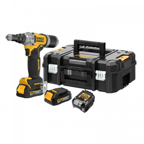 Levně Aku nýtovačka pro nýty od 4,8 mm do 6,4 mm 18V 2x1,7Ah DeWALT DCF414E2GT DCF414E2GT