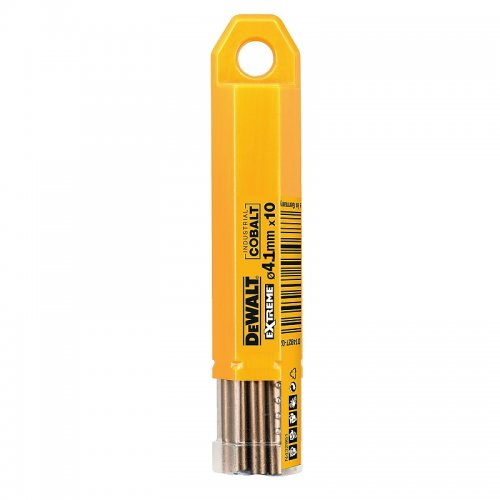 Levně Vrták do kovu HSS-E COBALT 4,1×75mm (10ks) DeWALT DT4925 DT4925