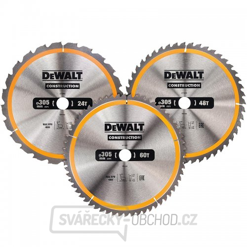 Sada 3ks pilových kotoučů 305x30mm (1xDT1958, 1xDT1959, 1xDT1960) DeWALT DT1964