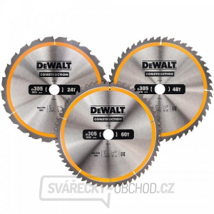 Sada 3ks pilových kotoučů 305x30mm (1xDT1958, 1xDT1959, 1xDT1960) DeWALT DT1964 Sada 3ks pilových kotoučů 305x30mm (1xDT1958, 1xDT1959, 1xDT1960) DeWALT DT1964 gallery main image