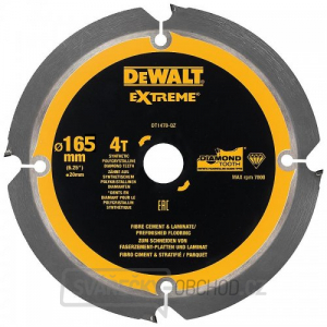 Pilový kotouč pro cementovláknité desky a laminát 165x20mm 4z DeWALT DT1471