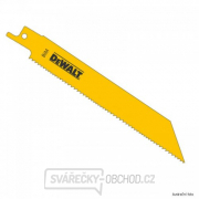 Pilový plátek na dřevo, překližku a plast do 150mm rychlý řez pro mečové pily 203mm 5ks DeWALT DT2402 gallery main image