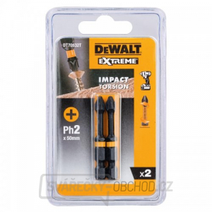 Sada Torsion bitů Ph2x50mm 2ks DeWALT DT70532T Sada Torsion bitů Ph2x50mm 2ks DeWALT DT70532T gallery main image