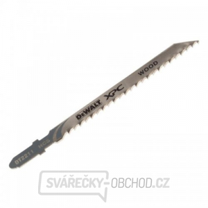 Pilový plátek na dřevo a plasty do 60mm základní rychlý řez pro přímočaré pily 100mm 5ks DeWALT DT2211 gallery main image