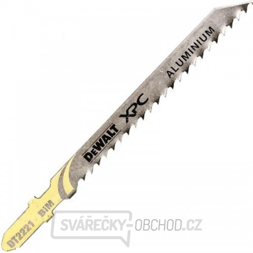 Pilový plátek bimetal na hliník, tenký plech a trubky do 30mm pro přímočaré pily 100mm 3ks DeWALT DT2221 Pilový plátek bimetal na hliník, tenký plech a trubky do 30mm pro přímočaré pily 100mm 3ks DeWALT DT2221 gallery main image
