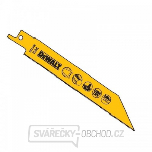 Pilový plátek demoliční na kov do 3mm pro aku mečové pily 152mm 5ks DeWALT DT2346 Pilový plátek demoliční na kov do 3mm pro aku mečové pily 152mm 5ks DeWALT DT2346 gallery main image