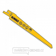 Pilový plátek na dřevo a plast jemný, rychlý obloukový řez pro mečové pily 152mm 5ks DeWALT DT2362 gallery main image