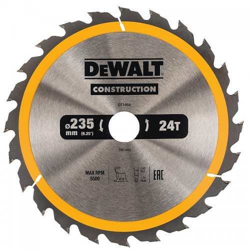Levně Pilový kotouč 235x30mm 24z ATB 20° DeWALT DT1954 DT1954
