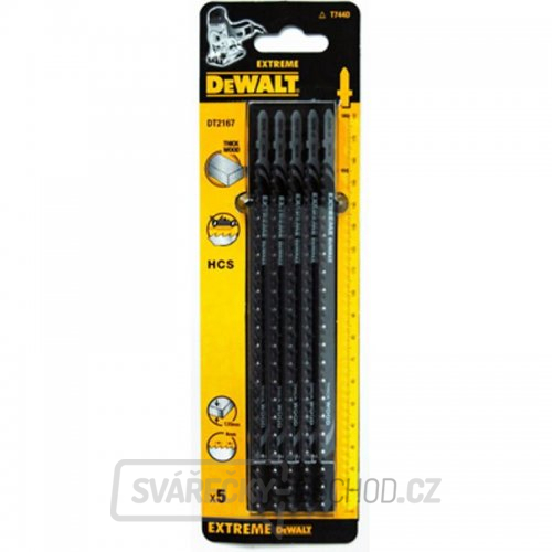 Pilový plátek na stavební dřevo do 120mm hrubý řez pro přímočaré pily 180mm 5ks DeWALT DT2167