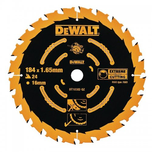 Levně Pilový kotouč 184x16mm 24z ATB +18° DeWALT DT10302 DT10302