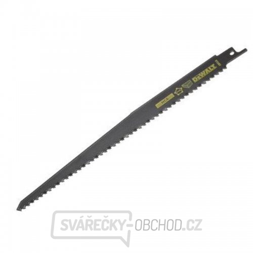 Pilový plátek na dřevo a plast jemný rychlý obloukový řez pro mečové pily 305mm 5ks DeWALT DT2364