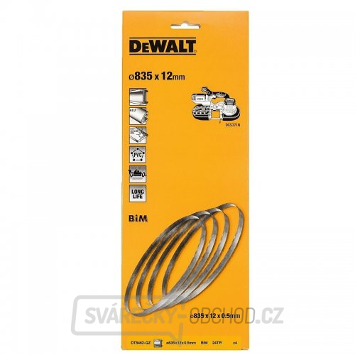 Bimetalový pilový pás 24 TPI pro DCS371 (4ks) DeWALT DT8462 Bimetalový pilový pás 24 TPI pro DCS371 (4ks) DeWALT DT8462 gallery main image