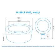 Bazén vířivý nafukovací Pure Spa - Bubble HWS -modrý -Intex 28486EX náhled