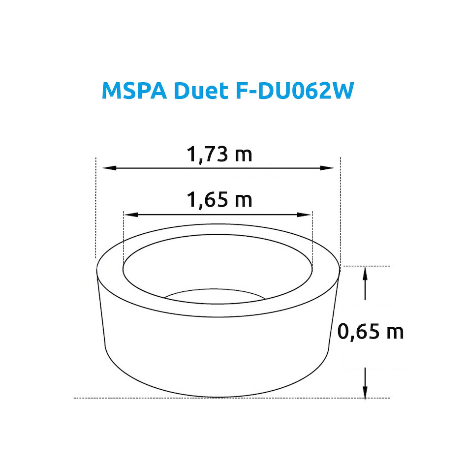 Vířivý bazén MSPA Duet F-DU062W Náhled