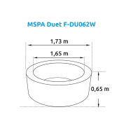 Vířivý bazén MSPA Duet F-DU062W Náhled