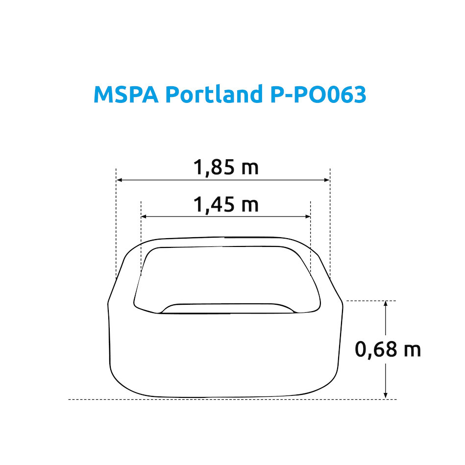 Vířivý bazén MSPA Portland P-PO063 Náhled