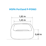 Vířivý bazén MSPA Portland P-PO063 Náhled