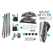 Zastřešení Marimex Pool House Control - 4,57 m pro rámové bazény náhled