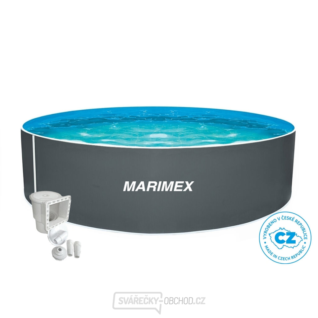 Bazén Orlando 3,05 x 0,91 m ŠEDÁ, bazén, fólie, skimmer