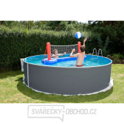 Bazén Orlando 3,66x0,91 m s příslušenstvím - motiv šedý Bazén Orlando 3,66x0,91 m s příslušenstvím - motiv šedý gallery main image