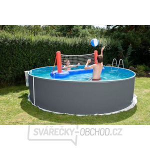 Bazén Orlando 3,66x0,91 m s příslušenstvím - motiv šedý Bazén Orlando 3,66x0,91 m s příslušenstvím - motiv šedý gallery main image