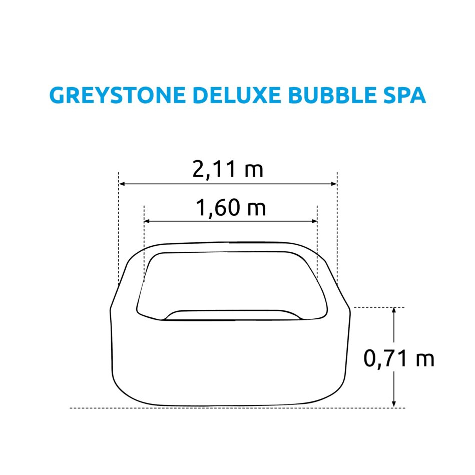 Vířivý bazén Greystone Deluxe Bubble Spa 4 Náhled
